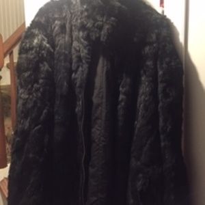 Genuine Men's Rabbit Fur Jacket